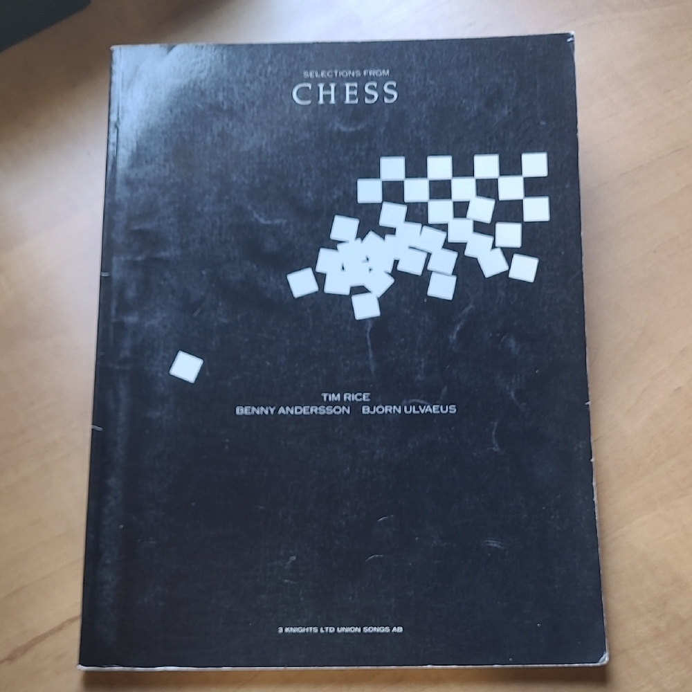 Chess Game Book by - Black and White